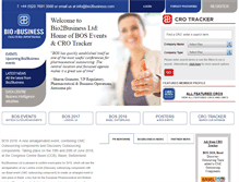 Tablet Screenshot of bio2business.com